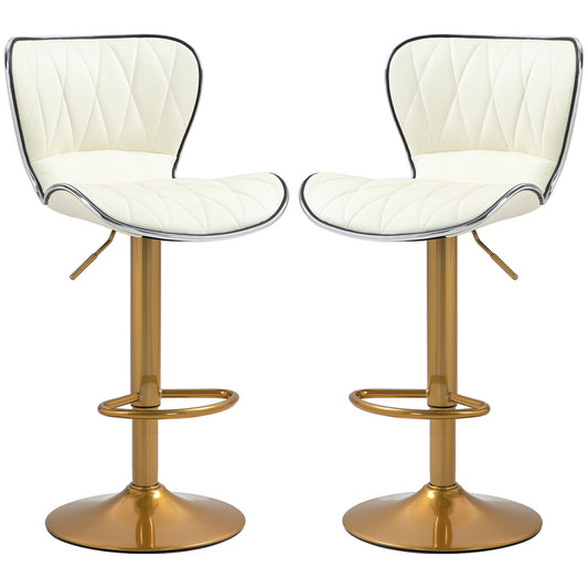 Tabourets de bar hauteur comptoir ajustables ensemble de 2