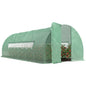 Outsunny 6.1x3x2m Tunnel Greenhouse - Heavy-Duty Galvanized Steel Frame