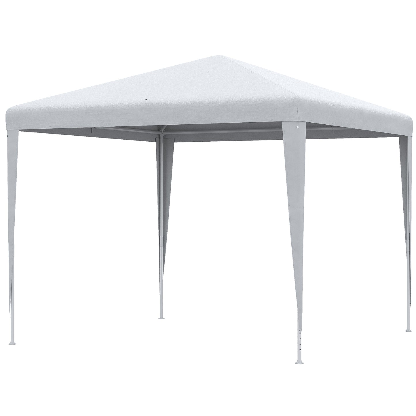 Tente de réception portative avec pieds habillés — 274 cm