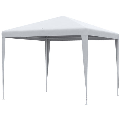 Tente de réception portative avec pieds habillés — 274 cm
