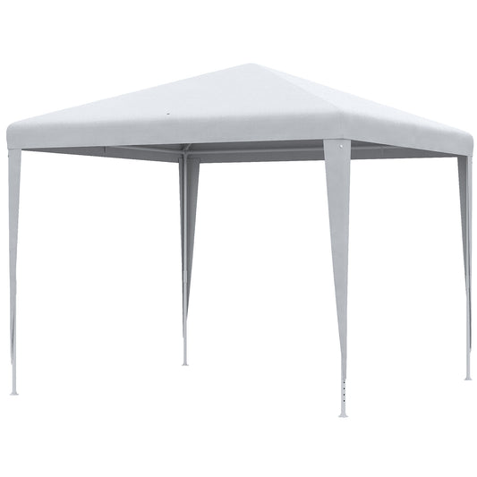 Tente de réception portative avec pieds habillés — 274 cm