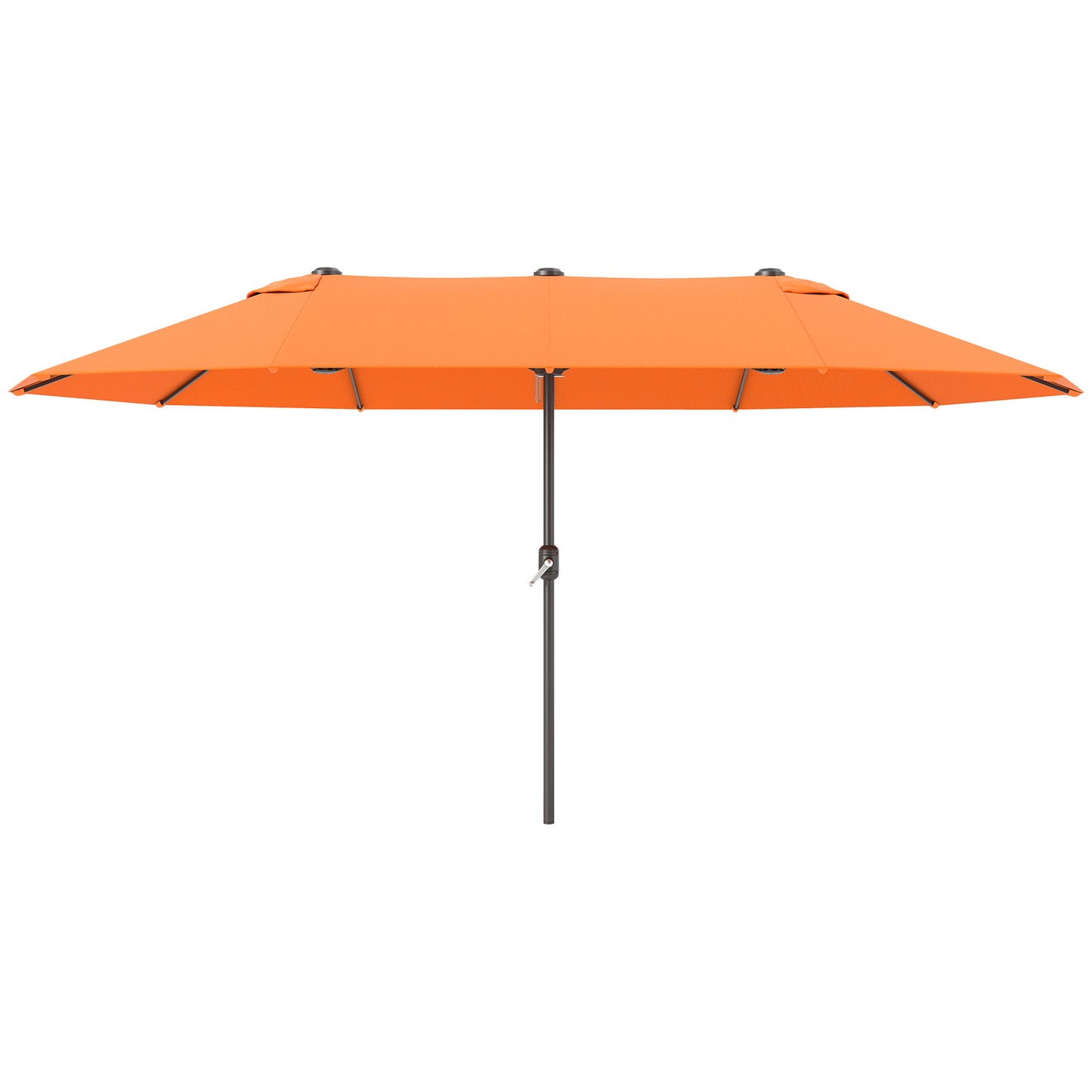 Parasol double toile manivelle — 457 cm