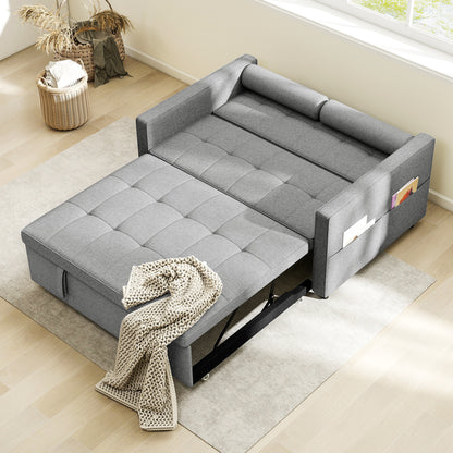 Canapé-lit convertible avec ports USB et dossier ajustable