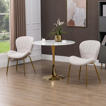 Chaises de salle à manger coquille lot de 2