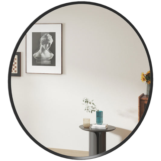 Miroir mural rond moderne 61 cm