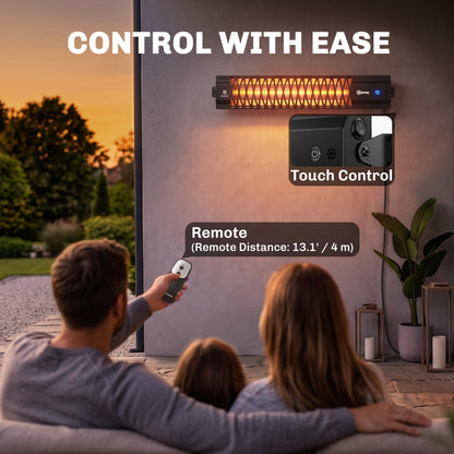 Chauffage électrique mural 1500 W infrarouge