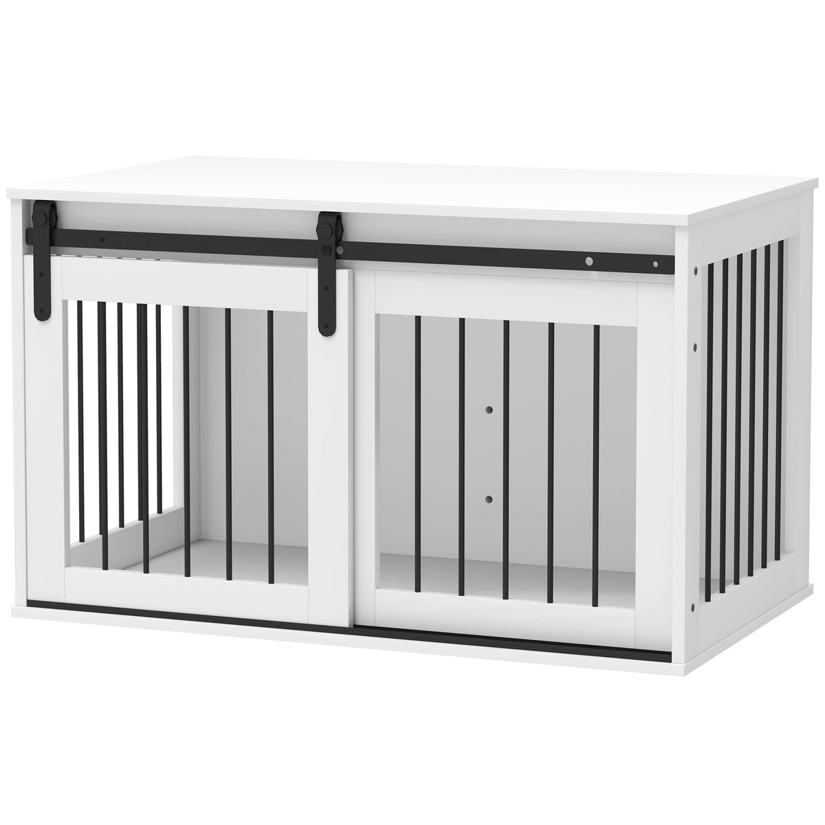 Cage pour chien meuble table d'appoint