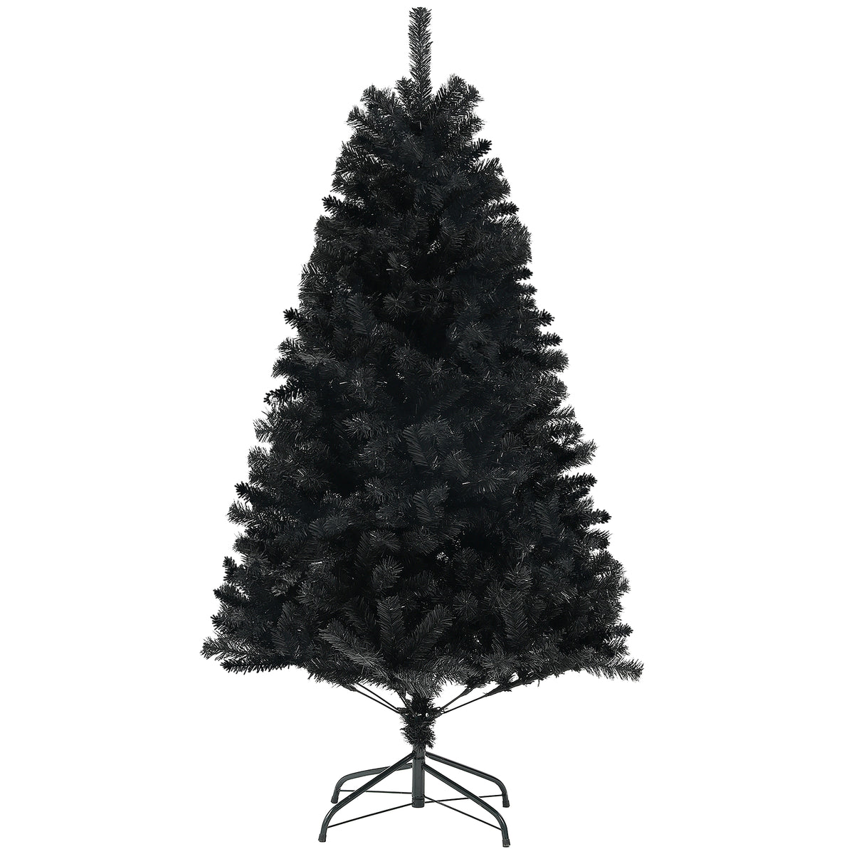Arbre de Noël artificiel noir effet givré 180 cm