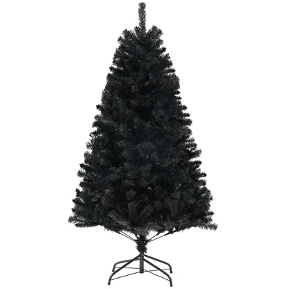 Arbre de Noël artificiel noir effet givré 180 cm