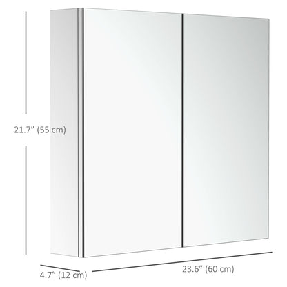 Armoire à pharmacie murale avec miroir double porte