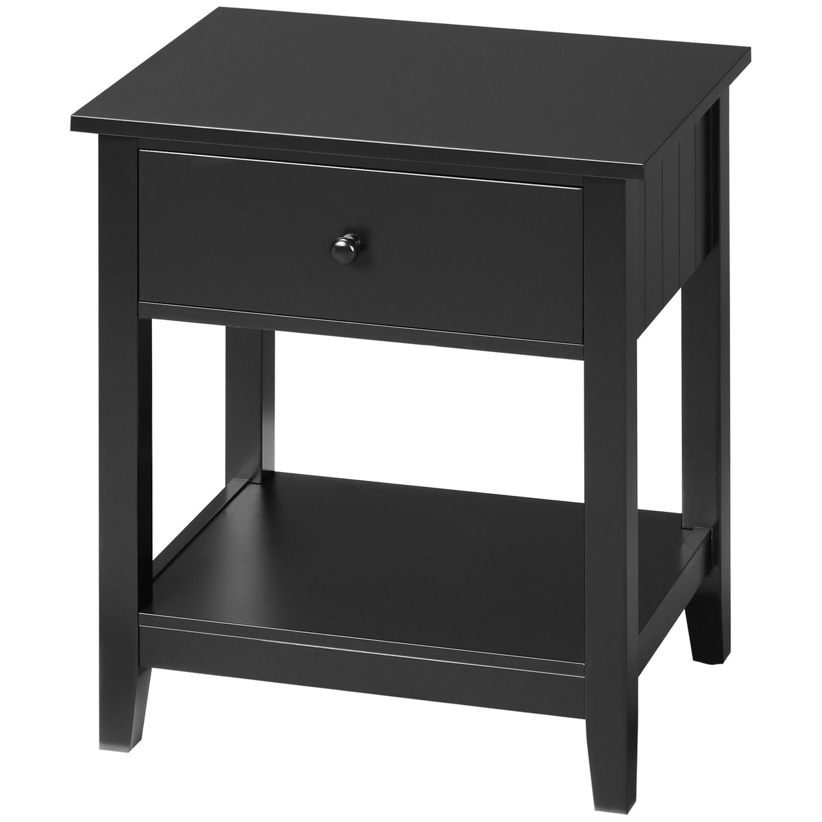 Table de chevet moderne avec tiroir et tablette