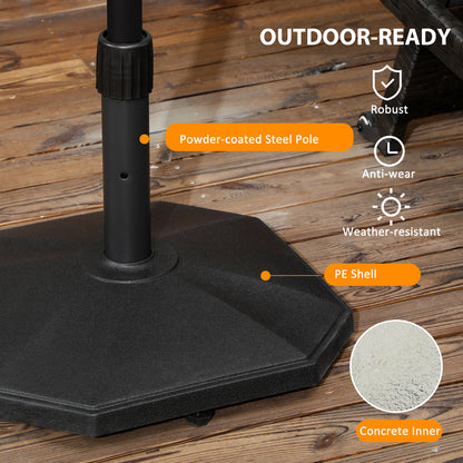 Socle de parasol en béton 22 kg