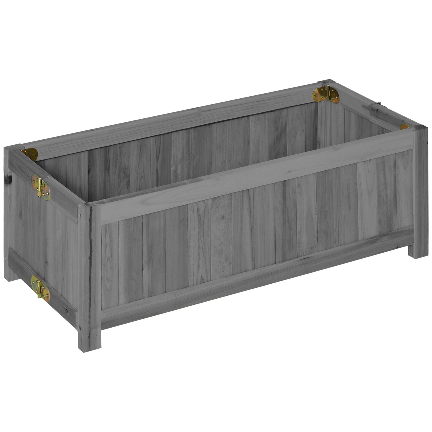 Jardinière surélevée pliable en bois pour légumes et herbes