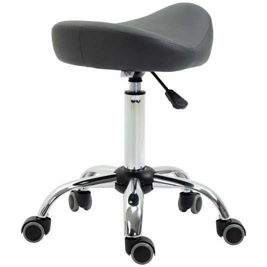 Tabouret selle ergonomique ajustable à roulettes