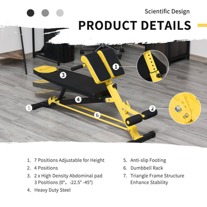 Banc de musculation multifonctionnel réglable