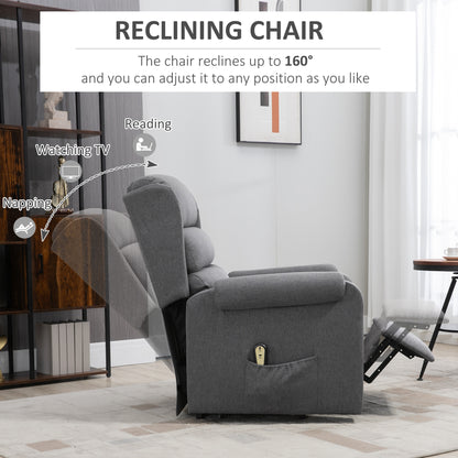 Fauteuil releveur électrique inclinable avec repose-pieds