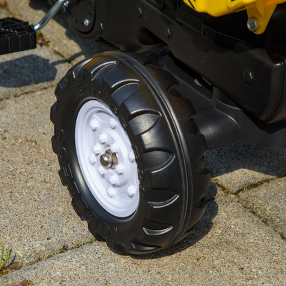 Camion à pédales avec remorque amovible pour enfants