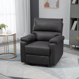 Fauteuil inclinable manuel avec repose-pieds en lin