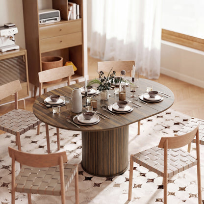 Table à manger extensible 110-150 cm — Noyer