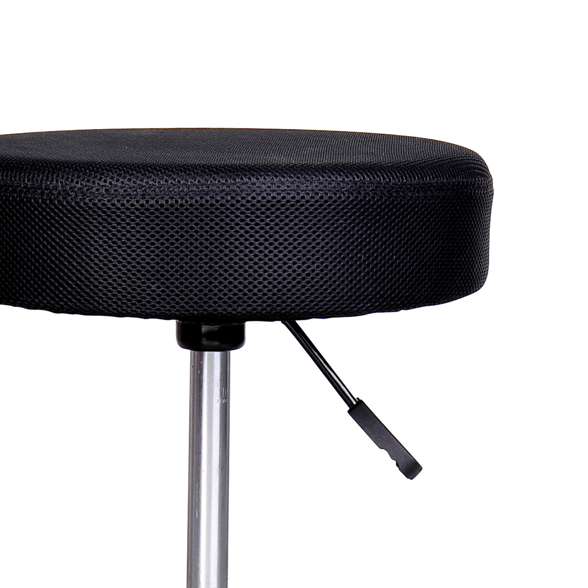 Tabouret de salon hydraulique réglable et pivotant — Rouge Blanc