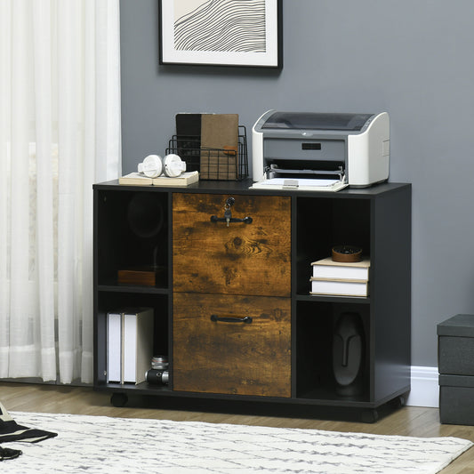 Caisson de bureau mobile et verrouillable