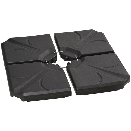 Base de parasol déporté 4 pièces 56 kg