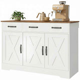 Buffet farmhouse 43 po portes grange — brun