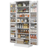 Armoire de cuisine 8 tablettes 4 portes