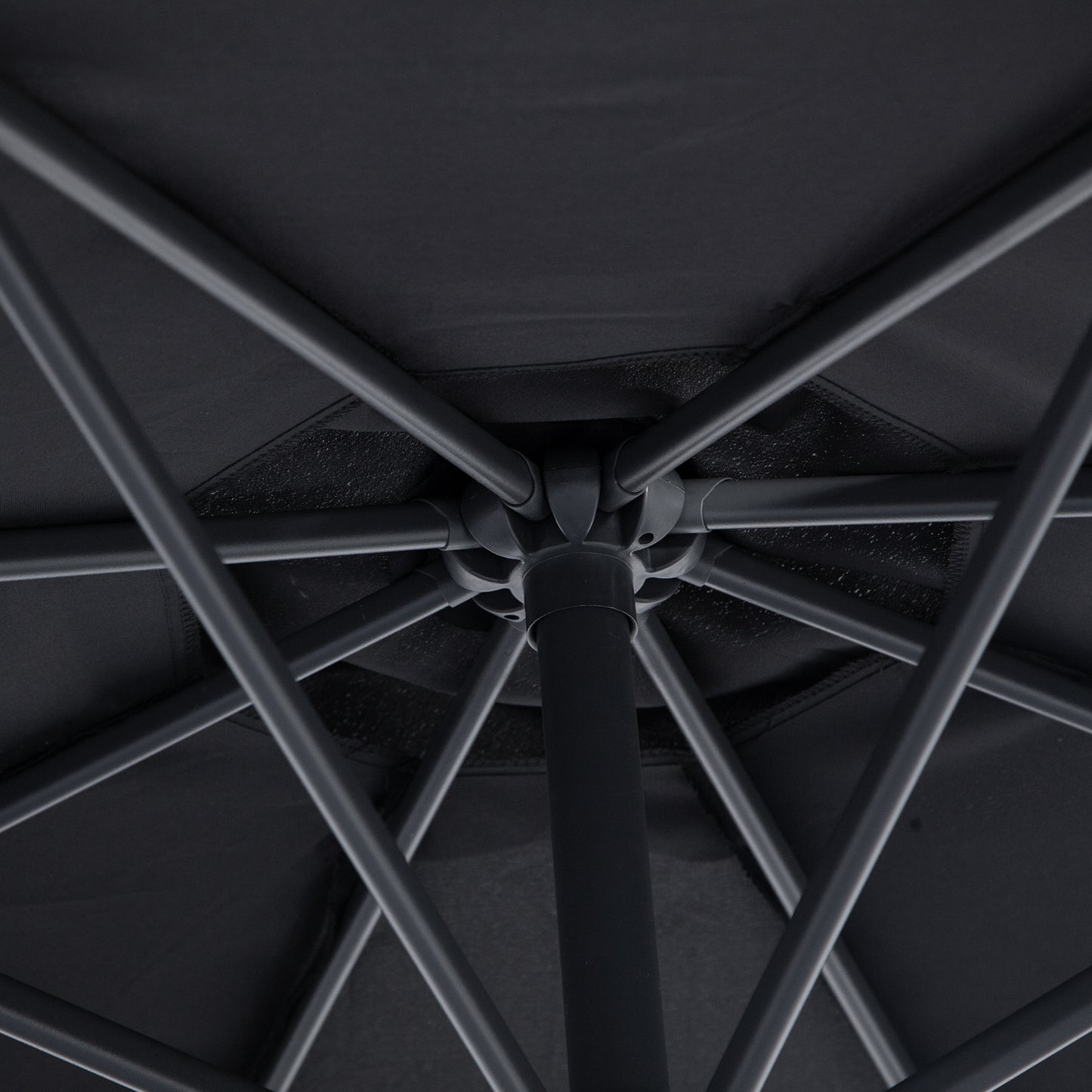Parasol déporté rotatif 10 pi — Canopée résistante UV