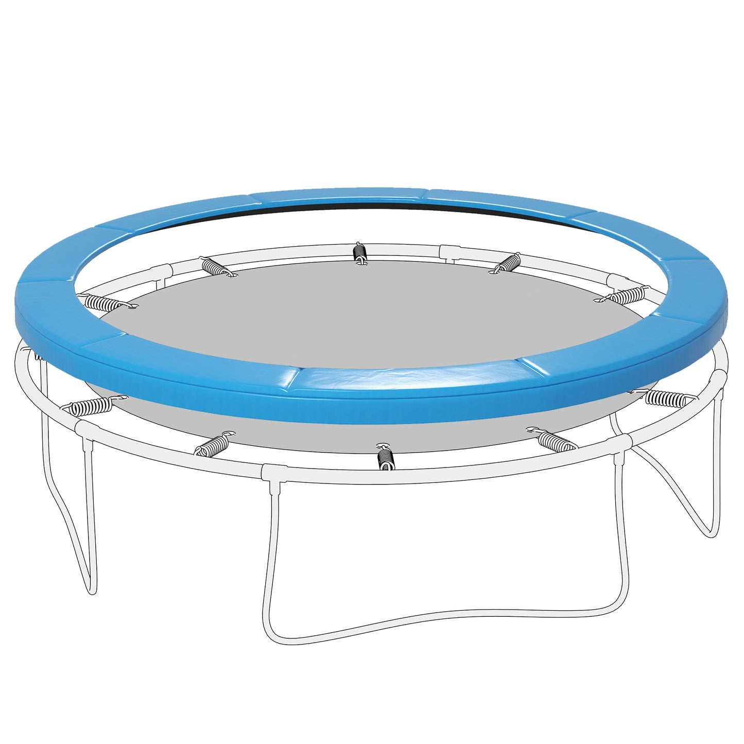 Coussin de protection trampoline rond 426 cm