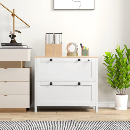 Classeur 2 tiroirs verrouillable avec barre ajustable