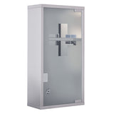 Armoire à pharmacie murale verrouillable en acier inoxydable