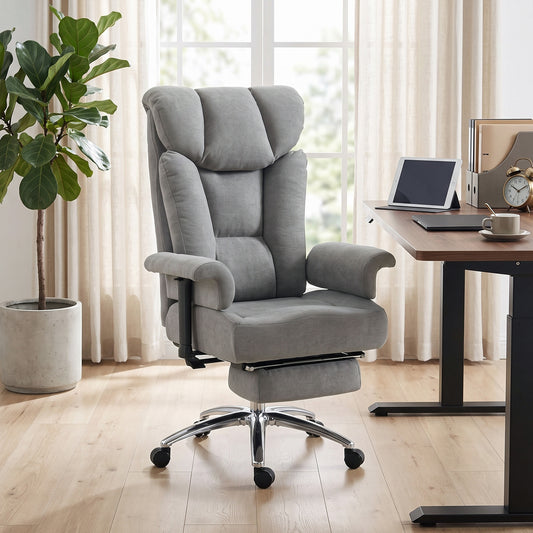 Chaise de bureau ergonomique robuste grand format