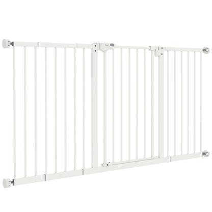 Barrière pour animaux ajustable 29-58 po avec porte