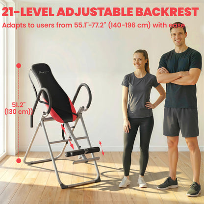 Table d'inversion pliable robuste avec verrou de cheville