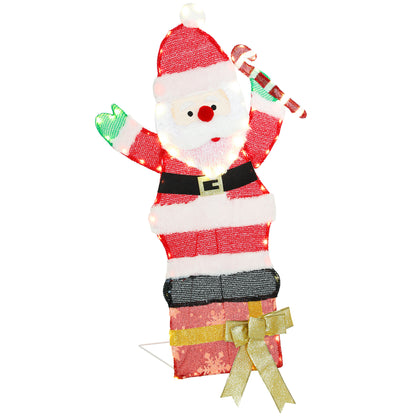 Décoration Noël gonflable phare 183 cm — rouge