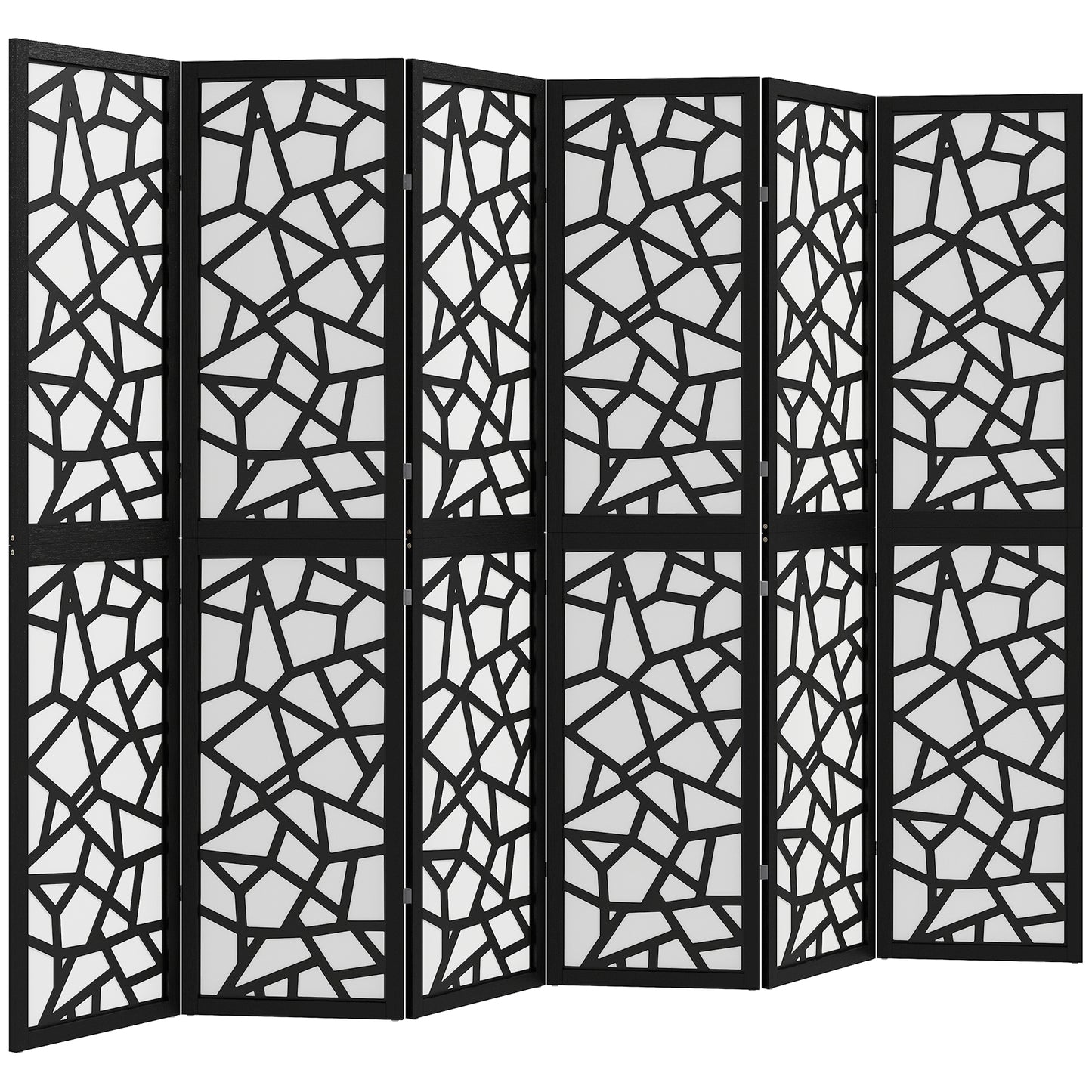 Paravent 4 panneaux motif géométrique 170 cm