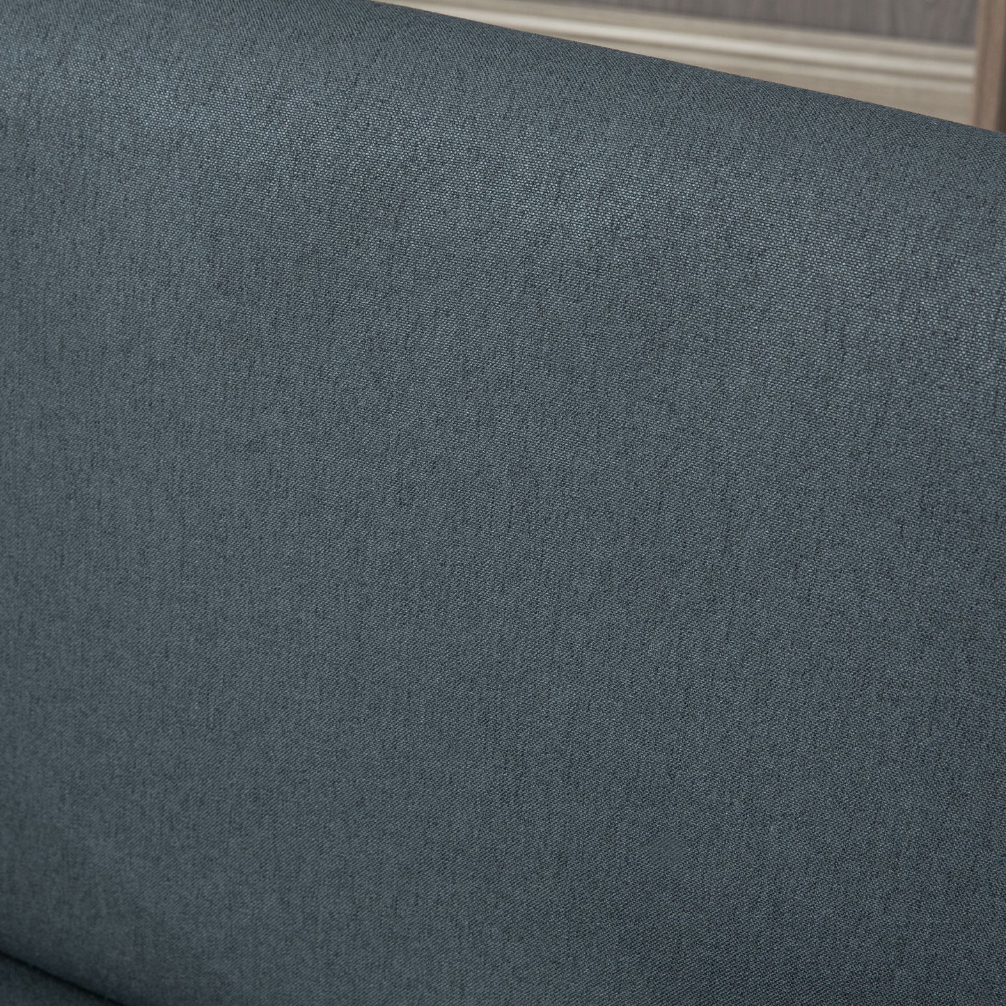 Fauteuil d'accent rembourré avec accoudoirs en bois