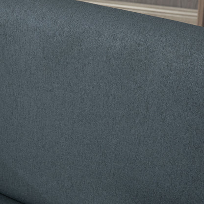 Fauteuil d'accent rembourré avec accoudoirs en bois