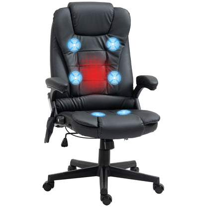 Chaise de bureau massante chauffante inclinable haute