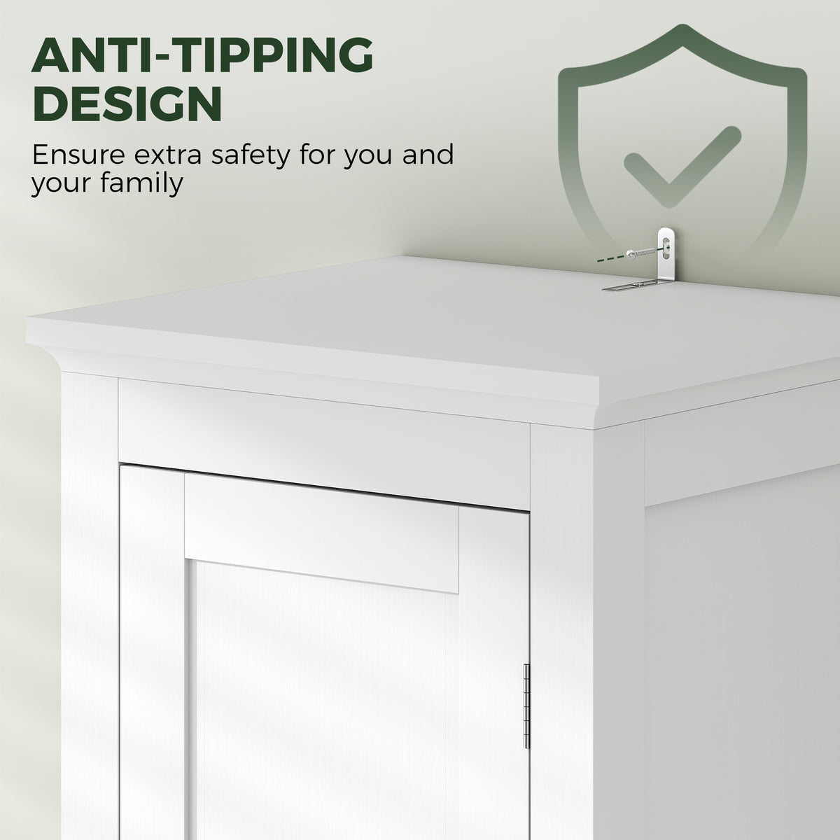 Armoire salle de bain haute rangement ajustable