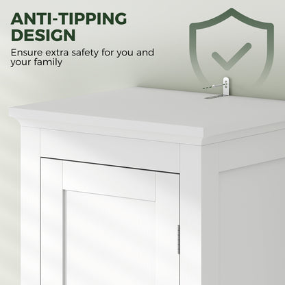 Armoire salle de bain haute rangement ajustable