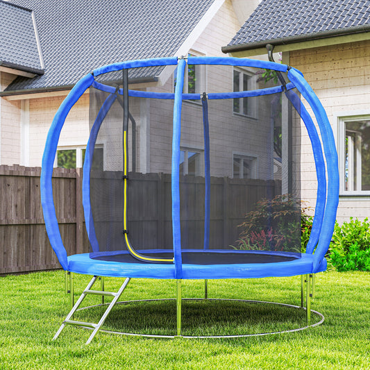 Trampoline d'extérieur certifié avec filet de sécurité