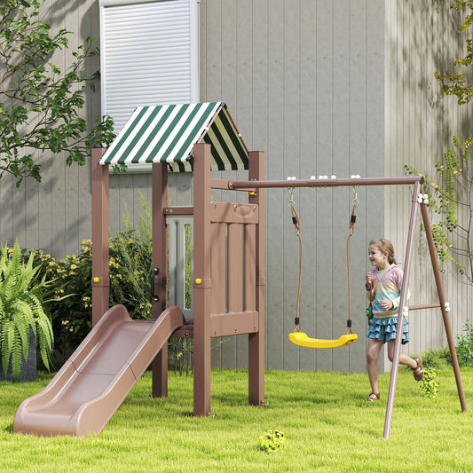 Ensemble de jeux extérieur 4 en 1 avec balançoire