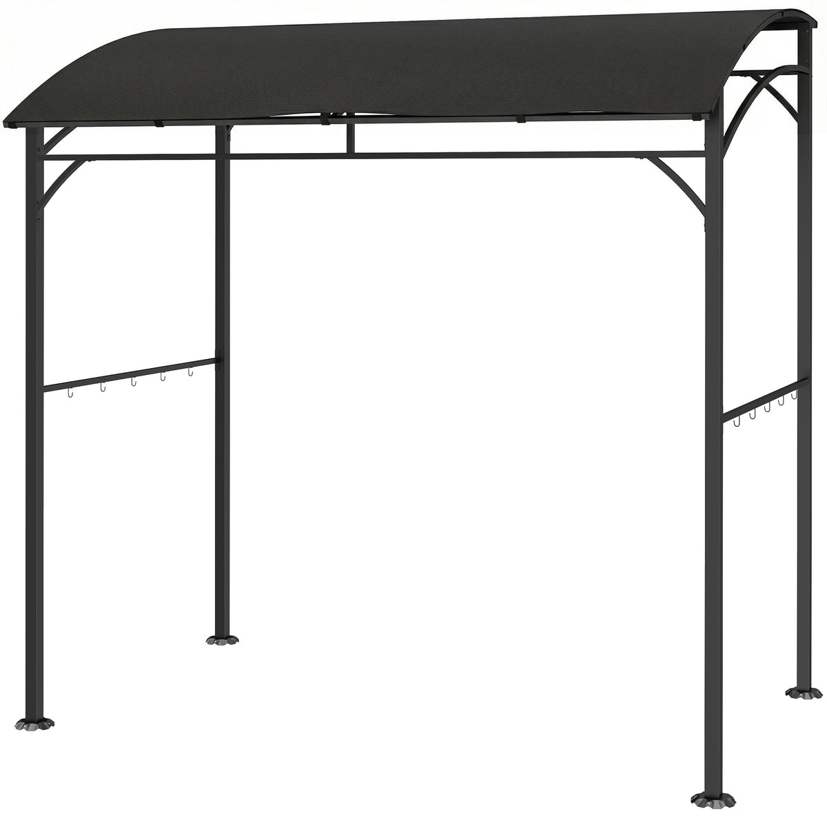 Gazebo BBQ courbé 7' x 5'