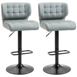Tabourets de bar pivotants ajustables ensemble de 2