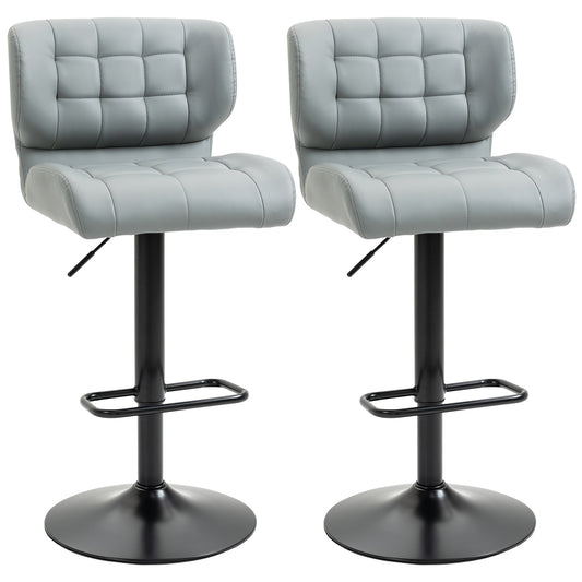 Tabourets de bar pivotants ajustables ensemble de 2