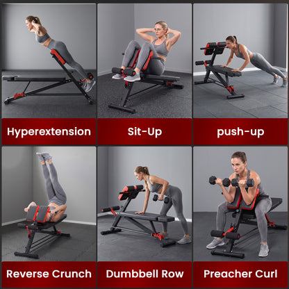 Banc de musculation multifonctionnel réglable