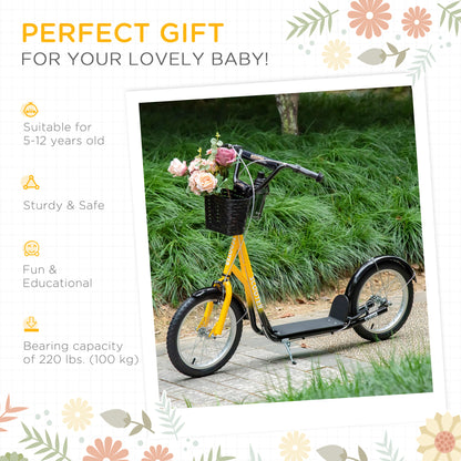 Trottinette pour enfants avec guidon réglable