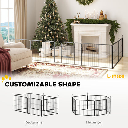 Parc pour chien robuste en acier modulable